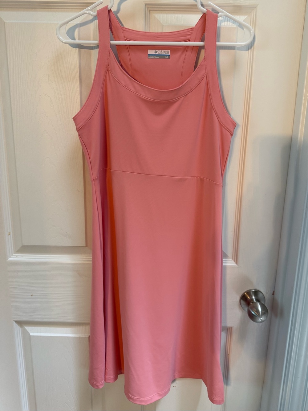 Columbia Coral Pink Sleeveless Active Mini Dress